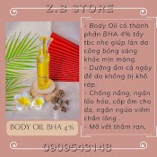 Dầu Dưỡng Trắng Mịn Da Body Oil Bha 4%