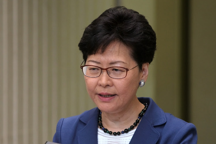 Hong Kong CEO Carrie Lam. Picture: REUTERS/TYRONE SIU