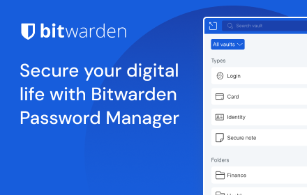 Bitwarden Password Manager small promo image