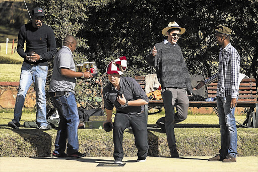 Regulars at Johannesburg's Zoo Lake Bowling Club make it clear they're going nowhere. The club is to pass into new hands within weeks