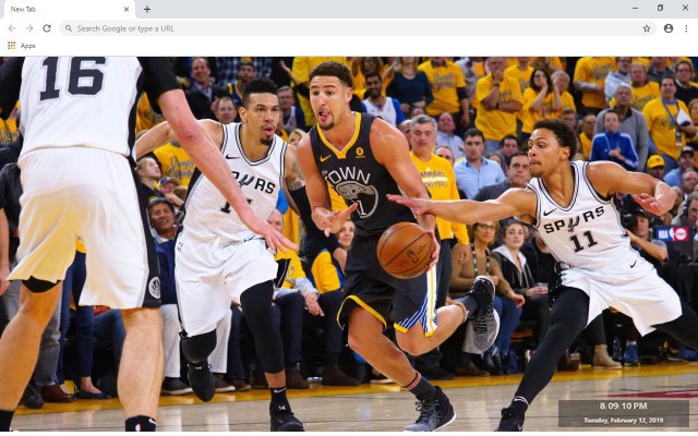 Klay Thompson NBA New Tab