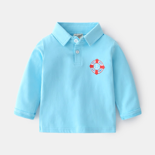 Title 1, Trendy Fan Long Sleeve POLO Shirt, Stylish Desi...