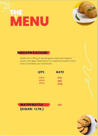 New Shegaon Kachori Corner menu 2