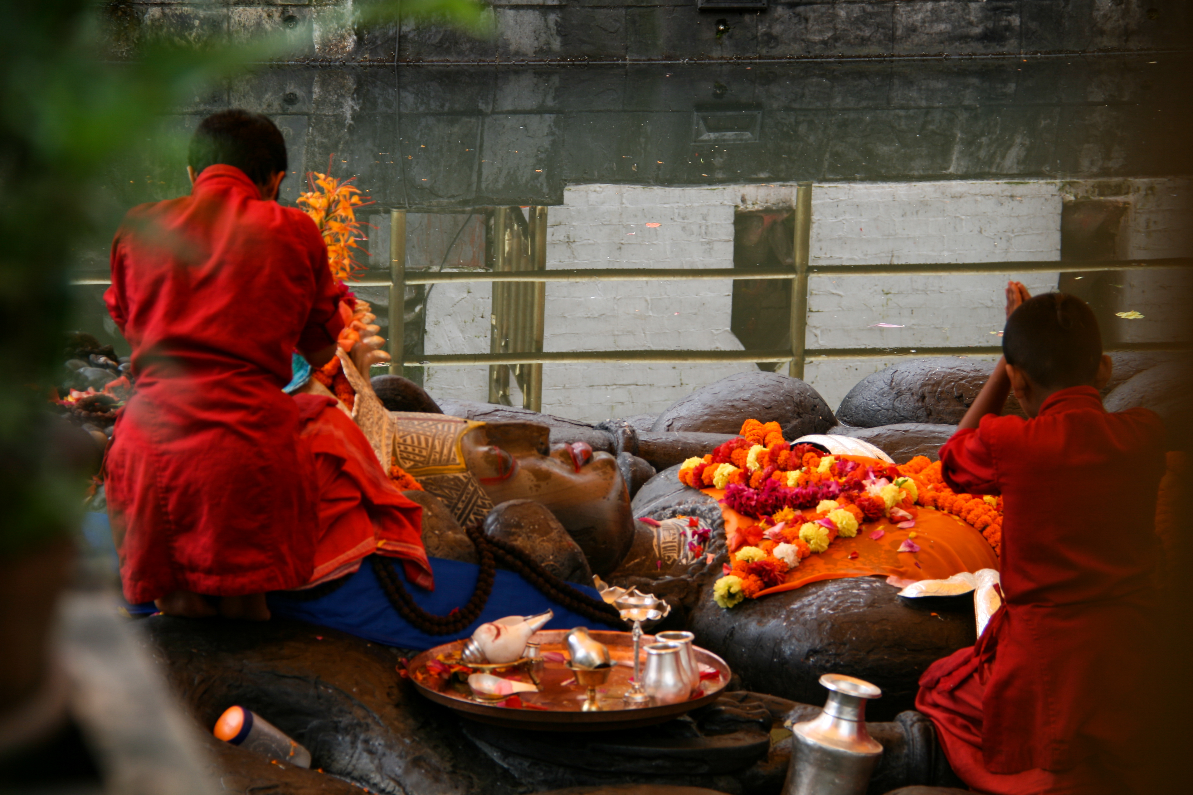 Cerimonia induista : vestizione di Vishnu di utente cancellato