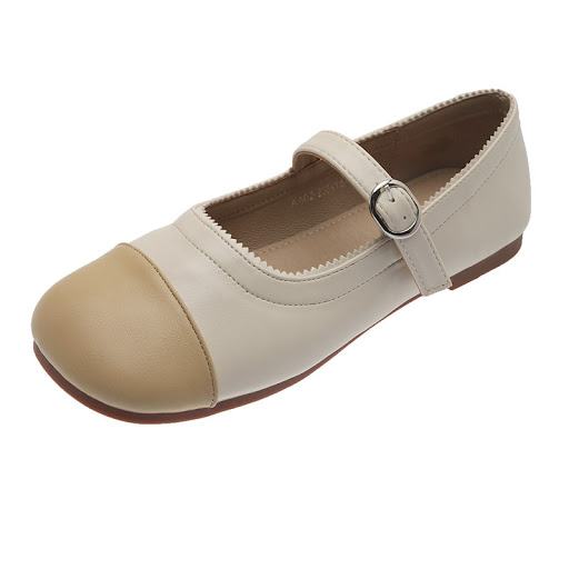 Title 7, Soft Sole Pumps Fashionable One-Word Buckle Sho...