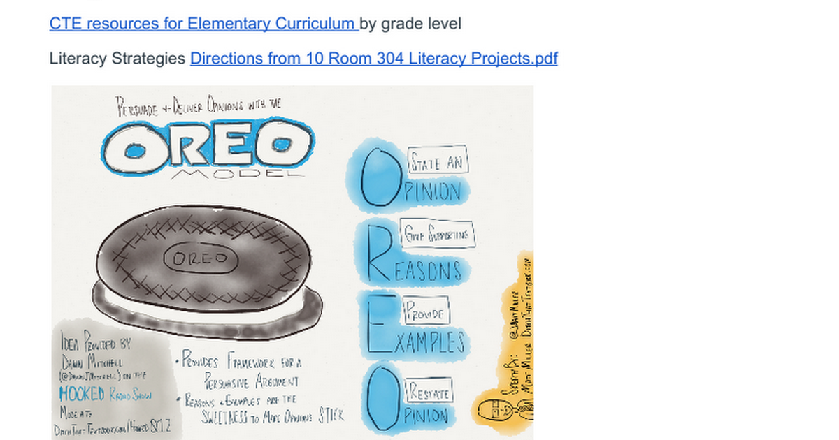 Reading and Writing Strategies