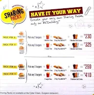 McDonald's menu 4