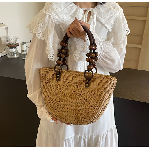 Title 4, Plaited Womens Bag Beach Holiday Handbag Large...