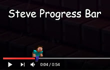 Mine-Craft Steve Progress Bar for YouTube™ small promo image