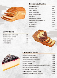 Pastry Chef menu 2