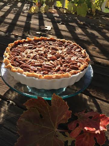 Grandma Gray's Famous Chocolate Pecan Pie (recipe for 2 pies)