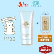 Gel Chống Năng Cho Da Nhạy Cảm Và Trẻ Em Anessa Moisture Uv Sunscreen Mild Gel Spf35/Pa+++