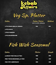 Kebab Affairs menu 1