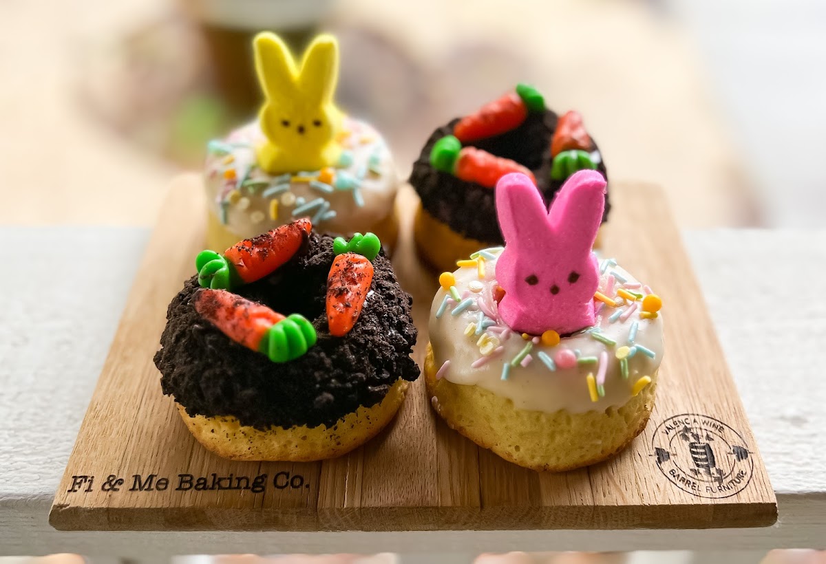 Gluten and Dairy Free Easter Donuts