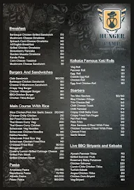 Hunger Camp Cafe menu 1