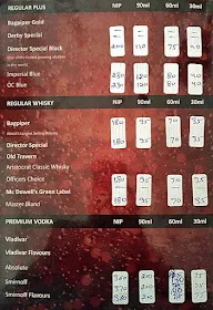 Kaveri Bar menu 2