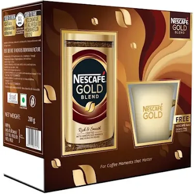 Nescafe Gold Blend Instant Coffee Powder - 200 gm
