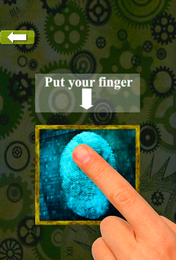 Lie detector fingerprint Joke