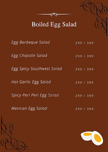 Kings Salad menu 