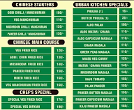 Urban Kitchen menu 1