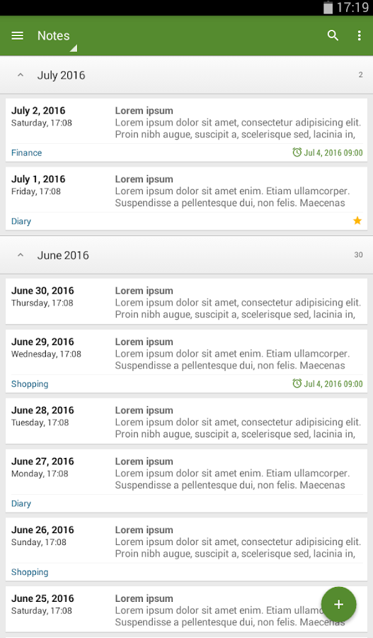   My Notes - Notepad- 스크린샷 