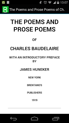 The Poems and Prose Poems