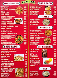 Haryana Punjab Vaishno Dhaba menu 1