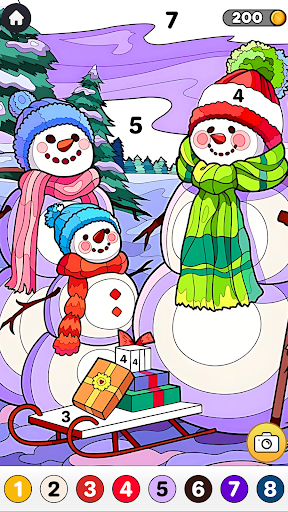 Screenshot Christmas Color By Number