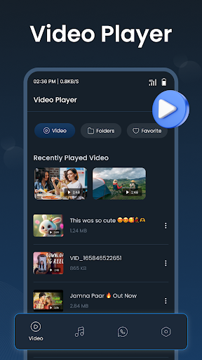 Screenshot Full Screen HD Video Player