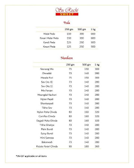 Su Ruchi Sweets menu 1