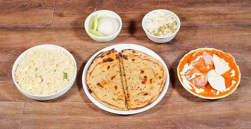 Paneer Do Pyaza With 2 Lachha Paratha