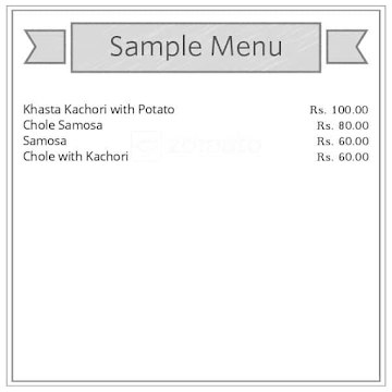 Hing Wali Khasta Kachori menu 