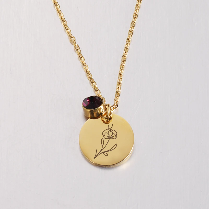 Verjaardag Ketting RVS Ketting Veelzijdige Halsketting Perfect cadeau om een verjaardag te vieren, stijlvol en elegant.