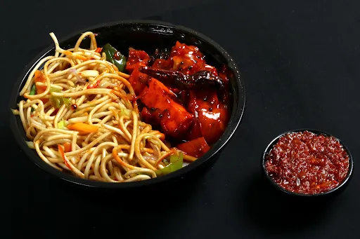 Paneer 65 Noodles Bowl