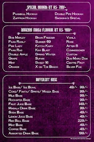 Smokshh The Lounge menu 8