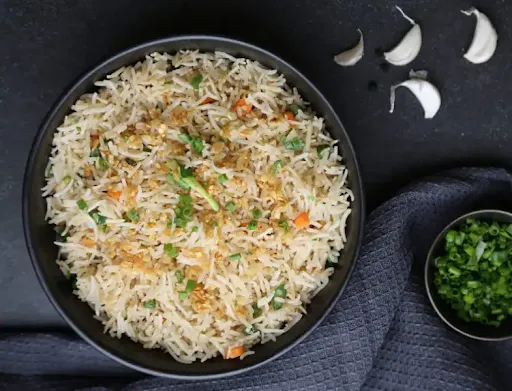 Veg Burnt Garlic Fried Rice