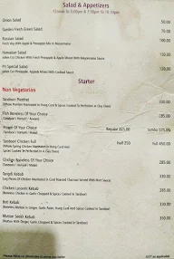 Pabitra Royal Regency menu 2