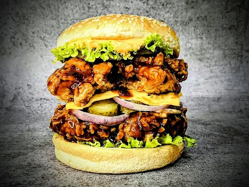 Double Crisp Cross Chicken Burger