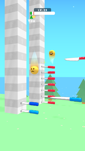 Screenshot Ball Up: Knife Racing