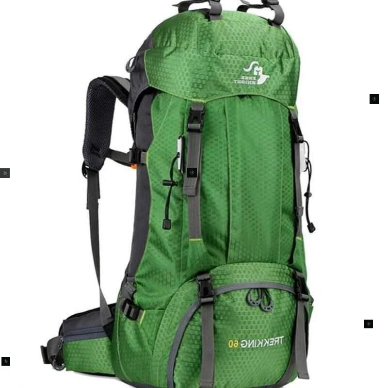 Title 6, Mochila de senderismo impermeable 60L para homb...