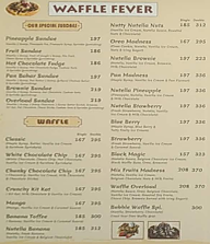 Waffle Fever menu 4