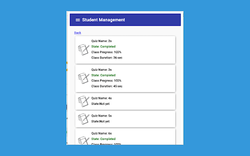 Multiplication Quizzes And Monitoring