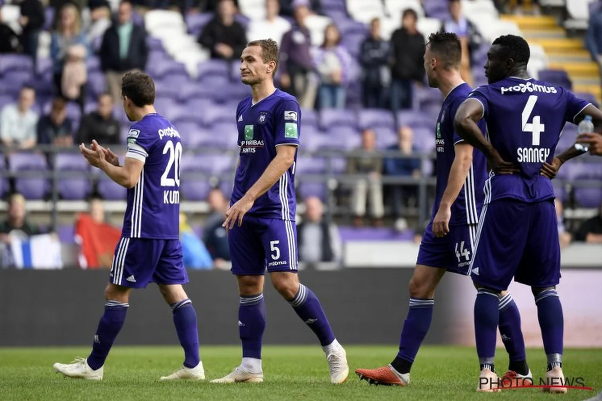 Anderlecht perd un de ses médians défensifs pour toute la préparation