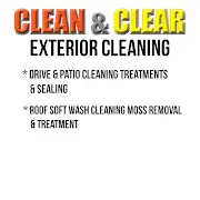 Clean & Clear Exterior Cleaning Logo