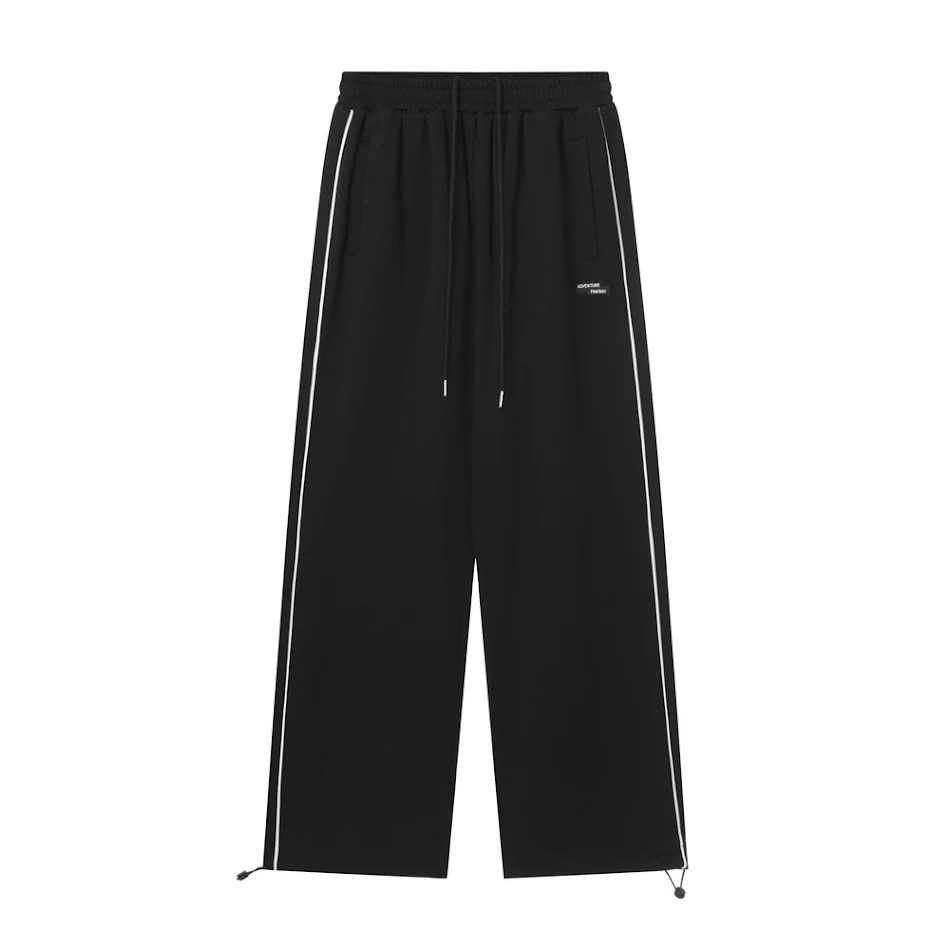 Pantalones deportivos para hombre con cintura elástica, holgados y cómodos. Perfectos para deporte y actividades diarias.