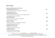 Belgian Beer Cafe - Crowne Plaza Greater menu 1