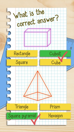 Screenshot Math Quiz Games