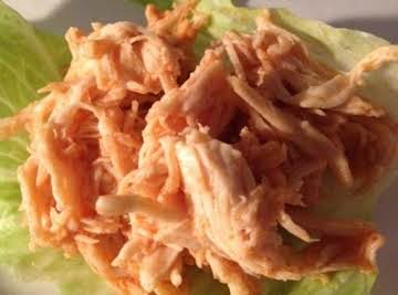 Slow-cooker Buffalo Chicken Lettuce Wraps