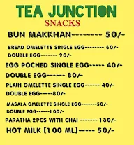 Tea Junction menu 1