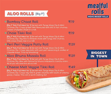 Mealful Rolls - India's Biggest Rolls menu 
